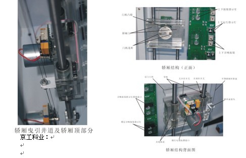 教學電梯模型設備 教學電梯模型設備